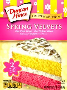 1 Serving Yellow Velvet Cake Mix