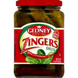 1 Serving Zinger Hot & Sweet Pickle Planks