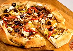 1 Serving Zorba The Greek Flatbread Pizzas, 9"