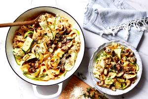 1 Serving Zucchini, Mushroom & Cheese