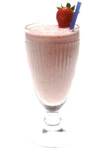 1 shake (10 oz) Strawberry Shake - Chicago Region