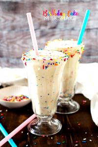 1 shake Birthday Cake Milkshake