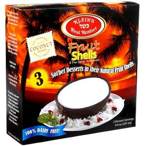 1 shell (123 ml) Coconut Sorbet