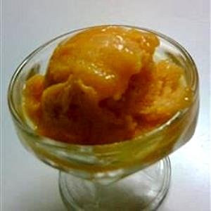 1 shell (63 ml) Mango-Orange Sorbet