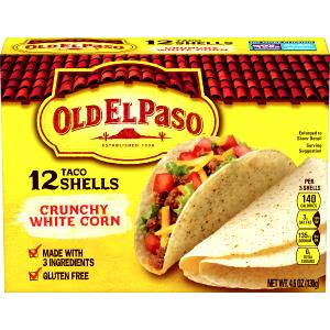 1 shell (6.6 g) White Corn Taco Shells