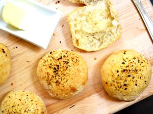 1 side roll Focaccia Roll