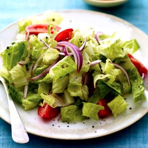 1 side salad Add Romaine Hearts Salad