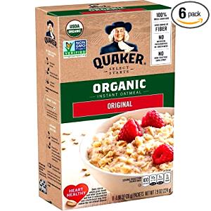1 single serve cup (54 g) Organic Instant Oatmeal