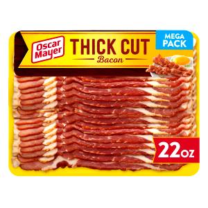 1 skillet cooked slice (14 g) Thick Cut Bacon (14g)