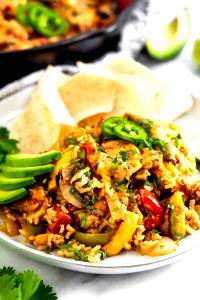 1 Skillet Monterey Ranch Chicken Fajita Favorites