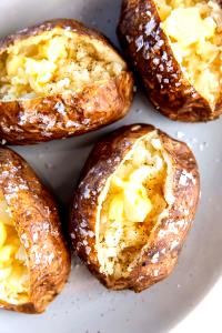 1 Skin Potato Skin, Baked W/Salt