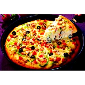 1 slice = 1/10 pizza Grilled Chicken Pizza (Large, Square)