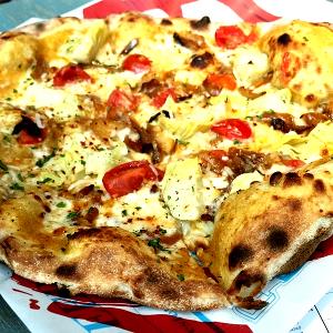 1 slice = 1/15 pizza (127 g) Cheese & Pepperoni Pizza (XL, Square)