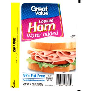1 slice (1 oz) 97% Fat Free Cooked Ham