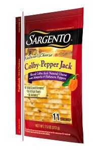 1 slice (1 oz) Colby-Jack, Pepper Jack, Cheddar & Swiss Cheese