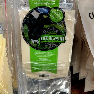 1 slice (1 oz) Lite Havarti Cheese