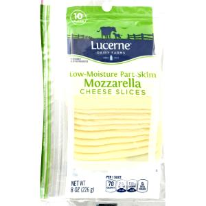 1 slice (1 oz) Low Moisture Part-skim Mozzarella Cheese