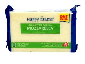 1 Slice (1 Oz) Mozzarella (Part Skim Milk, Low Moisture)