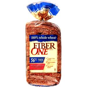 1 Slice 100% Whole Wheat Bread W/Extra Fiber