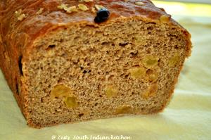 1 Slice 100% Whole Wheat Bread with Raisins