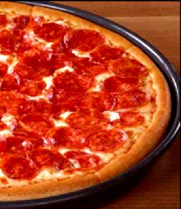 1 slice (102 g) 12" Medium Pepperoni Pan Pizza