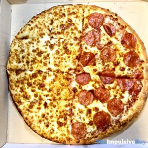 1 slice (109 g) Combo Thin Crust Pizza (Large)