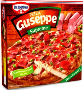 1 slice (111 g) Gourmet Supreme Original Crust Pizza (Large)