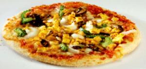1 slice (115 g) Gourmet Veggie Original Pizza (Medium)