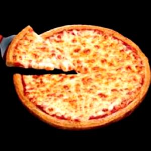 1 Slice 12" Medium Pan Pizza Cheese Only