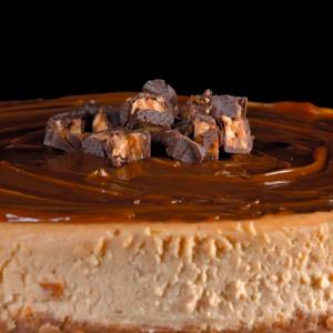 1 slice (120 g) Caramel Chocolate Nut Cheesecake