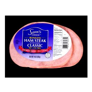 1 slice (123 g) 14" Large Quartered Ham & Pineapple Thin