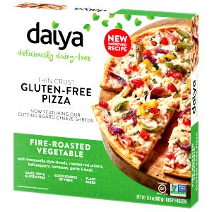 1 slice (123 g) Veggie Golden Crust Pizza (Large)