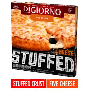 1 slice (128 g) Hot Stuff Golden Crust Pizza (Large)