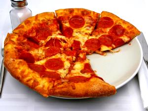 1 slice (141 g) 16" Original Crust Pizza - Pepperoni