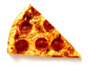 1 slice (143 g) By The Slice - Pepperoni Pizza