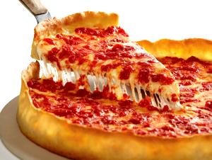 1 slice (145 g) Chicago Style Pizza (Large)
