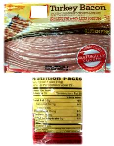 1 slice (15 g) Turkey Bacon (15g)