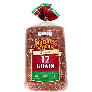 1 slice (1.5 oz) 12 Grain Specialty Bread