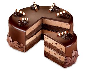 1 slice (151 g) Midnight Delight Chocolate Ice Cream Cake