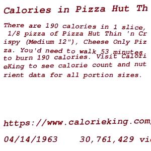 1 slice (157 g) 14" Large Meat Lover