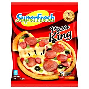 1 slice (173 g) 12" Pan Crust Pizza - Garden Fresh