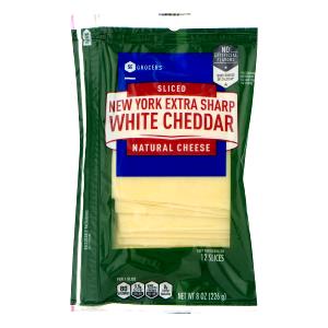 1 slice (18 g) Extra Sharp White Cheddar Cheese