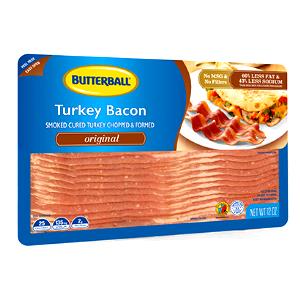 1 slice (18 g) Turkey Bacon (18g)