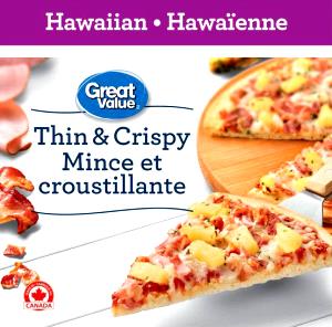 1 slice (182 g) Super Hawaiian Original Crust Pizza (Jumbo)