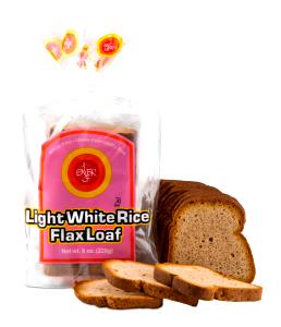 1 slice (19 g) Light White Rice Flax Loaf