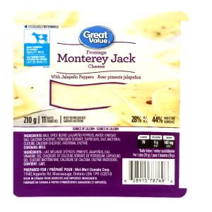 1 slice (19 g) Monterey Jack