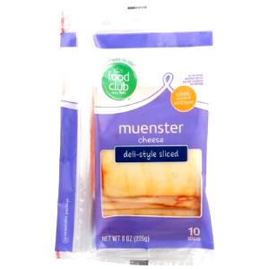 1 slice (19 g) Muenster Deli Style Cheese Slices