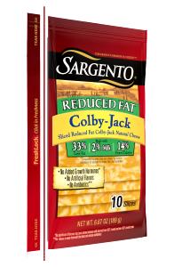 1 slice (19 g) Reduced Fat Colby-Jack Cheese Slices