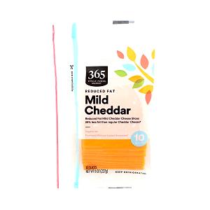 1 slice (19 g) Reduced Fat Mild Cheddar Cheese