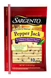 1 slice (19 g) Reduced Sodium Pepper Jack Cheese Slices